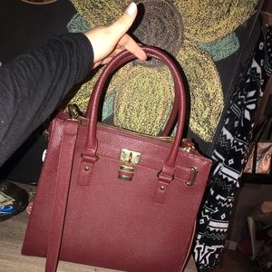 Maroon purse